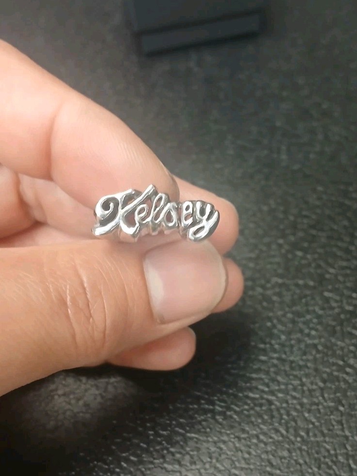 Kelsey Handmade Silver Ring Size 8
