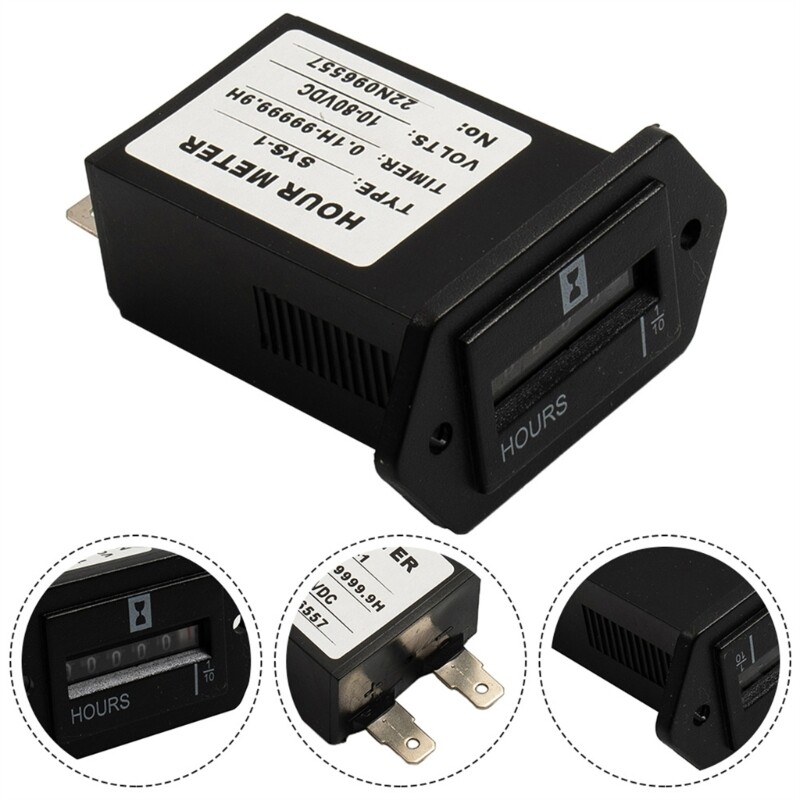 Tractor-Diesel Engine LCD-Digital Hour Meter Rectangular Hourmeter Timer Counter