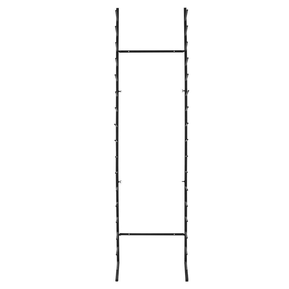 17-Tier Wall Mounted Blueprint Storage Rack for Organized Creative Workspaces