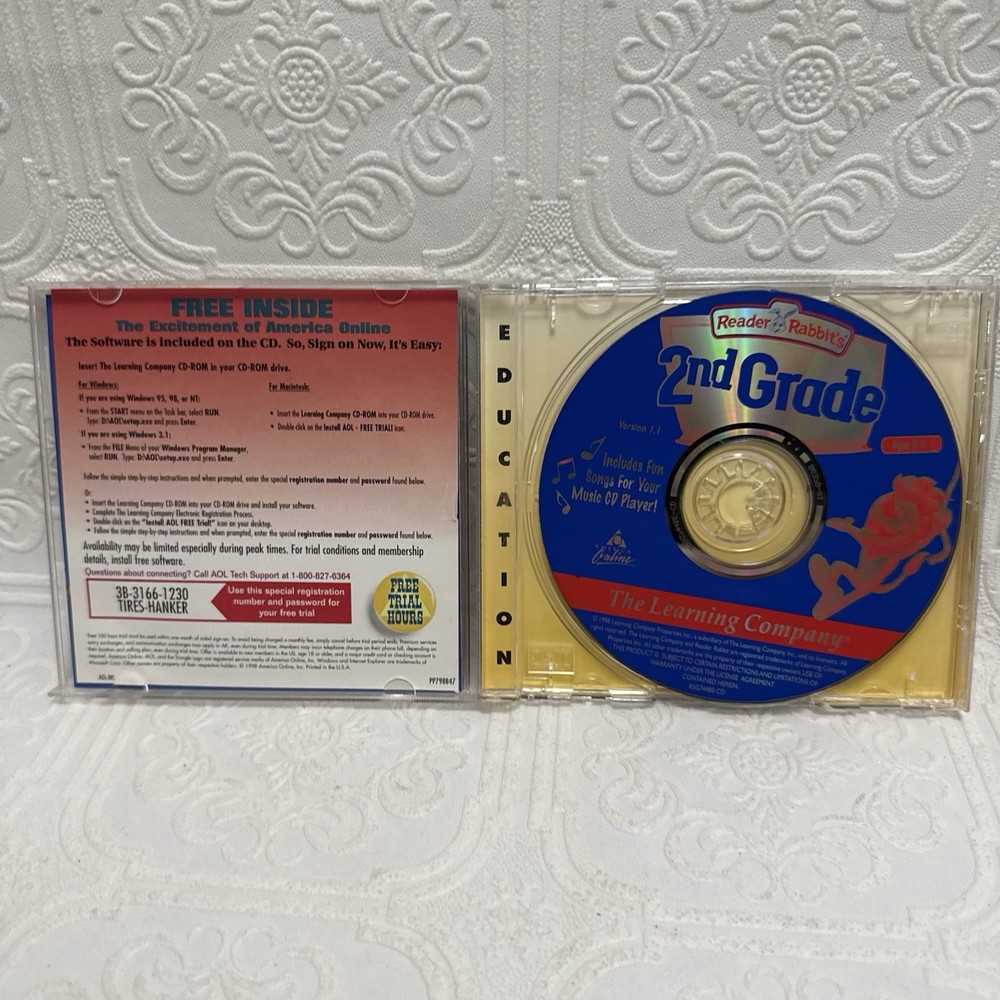Reader Rabbit's 1st & 2nd Grade PC CD-ROM Game (The Learning Company, 1997)