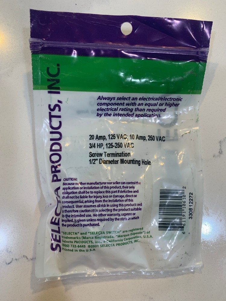 Selecta SS206R-BG Toggle Switch 5pc