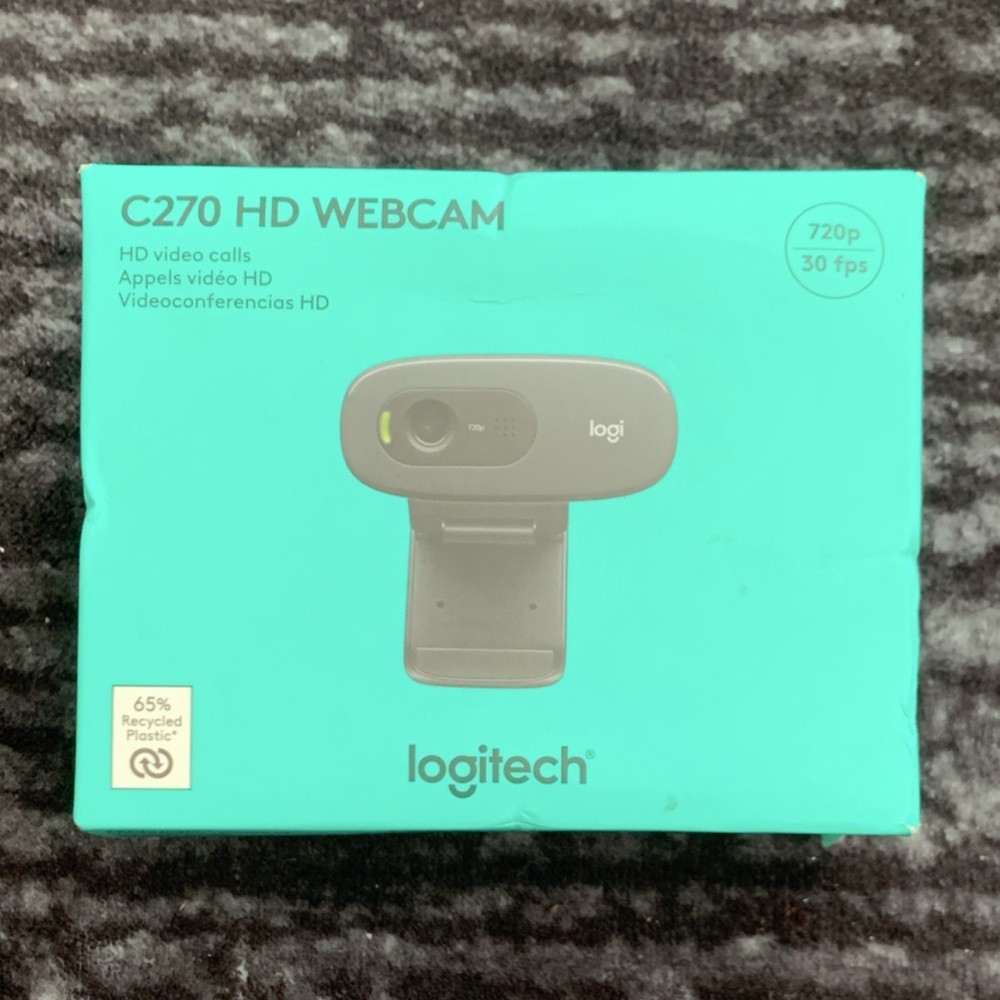 Logitech C270 HD Webcam 720p 30fps