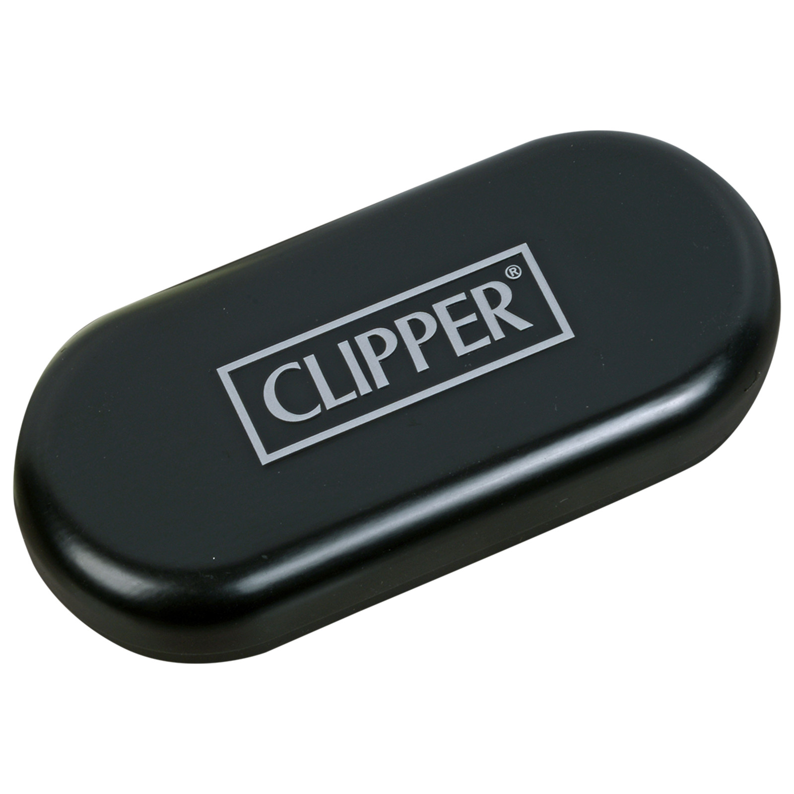 Clipper Metal Lighter - Refillable, Includes Case. Black JET Butane Lighters