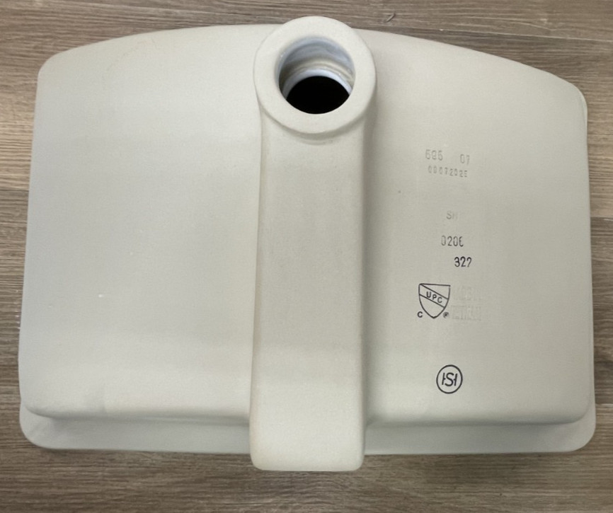 Signature Hardware SHU1812WH Myers Porcelain Undermount Bathroom Sink - White