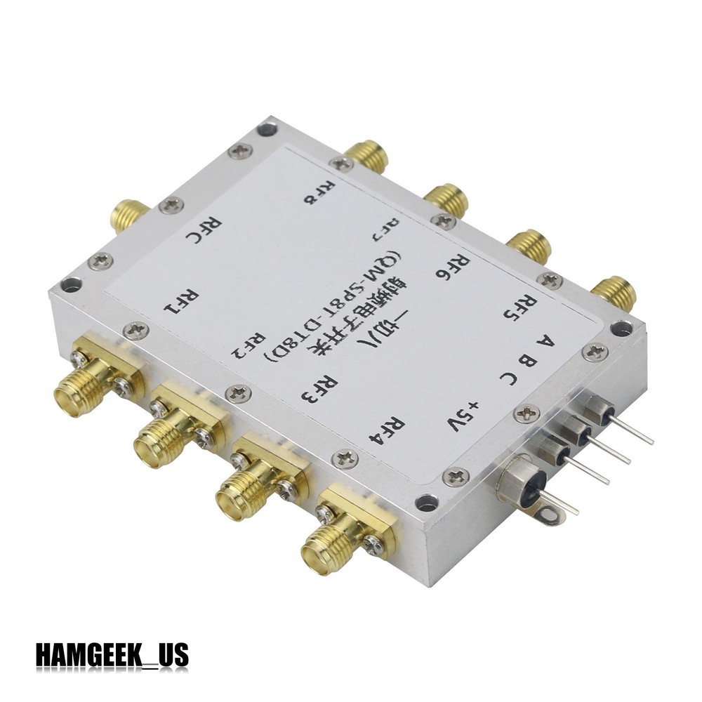QM-SP8T-DT8D DC-8GHz SP8T Switch RF Switch Microwave Switch Single-Pole Switch