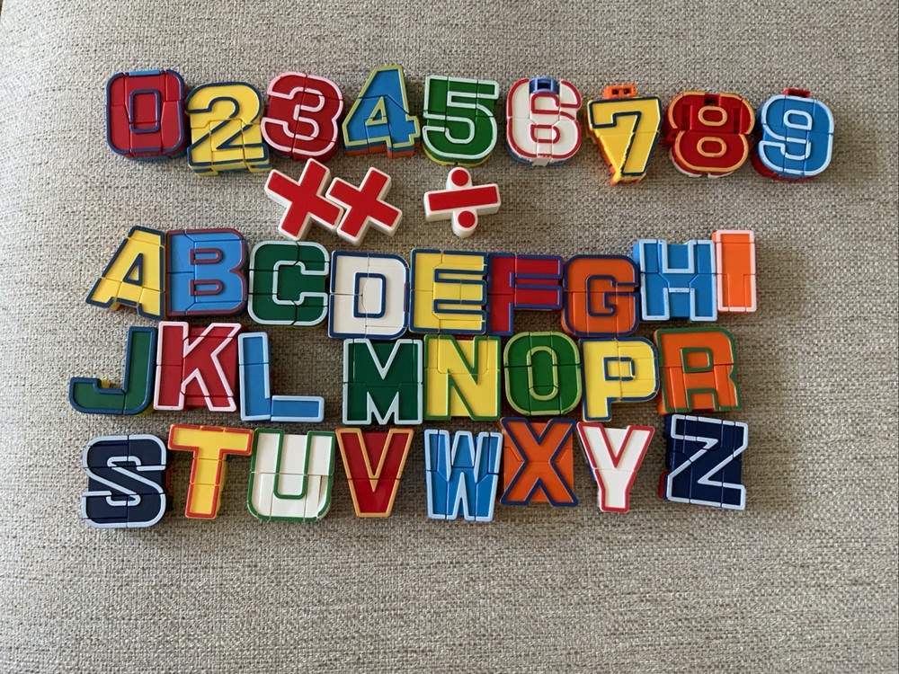 Numberblocks Transforming Number Figures & Alphabots Alphabet Missing #1 & Q