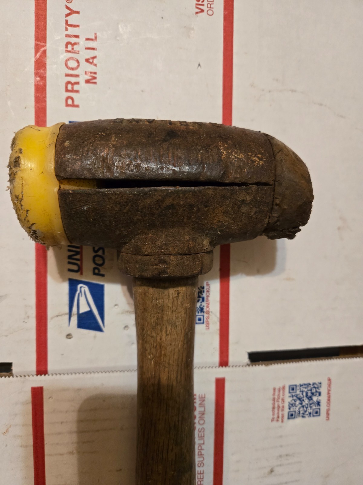 Garland No. 4 Split Head Rawhide Mallet Hammer