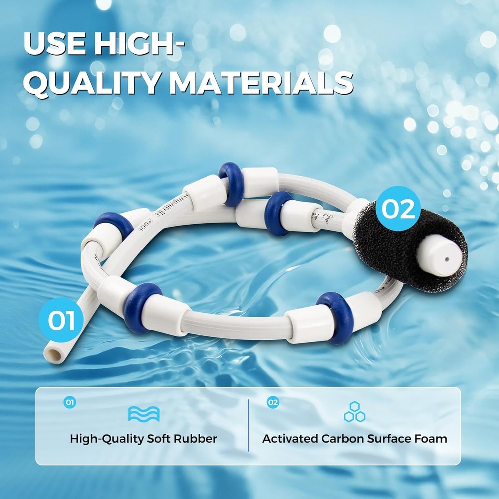 Funmit Automatic Pool Cleaner Sweep Hose Complete B5 B-5 Replacement for Zodiac