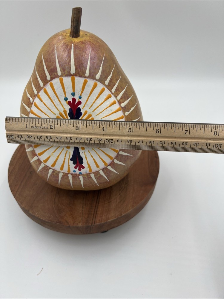 Hand painted Gourd With Cross