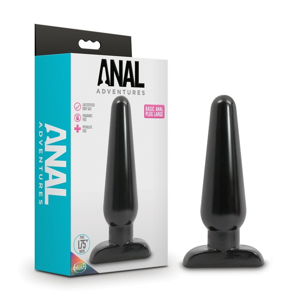 Blush Anal Adventures 6 1/2 Inch  Smooth  Large Easy To Insert  Basic Butt Plug