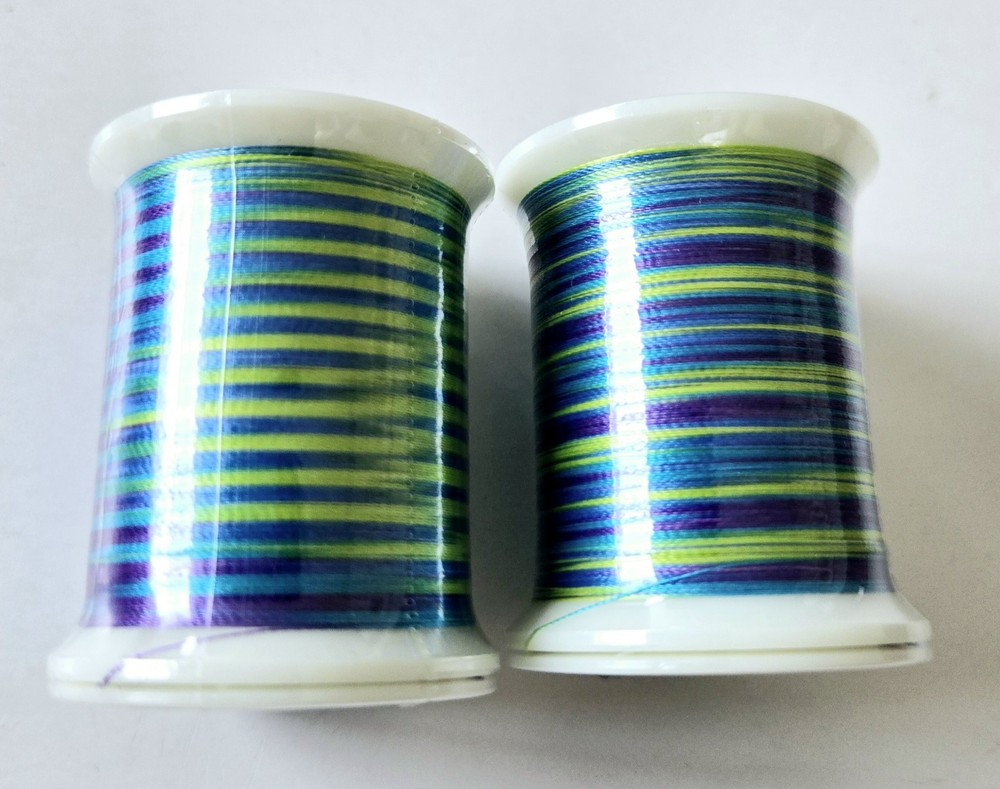 2 Spools Superior Threads Rainbows 500 Yds Ea Col. No. 835 Trilobal Polyester