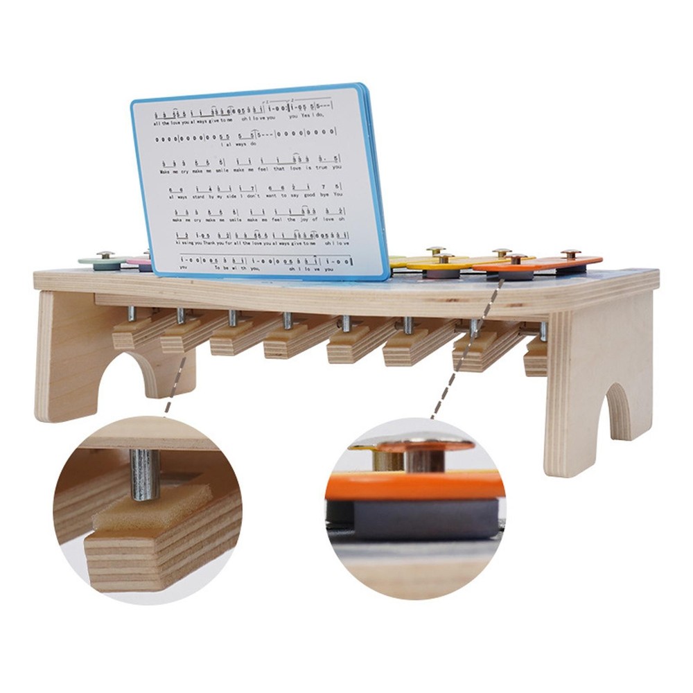8 Note Xylophone Percussion Instrument Coordination Motor Skill Educational with