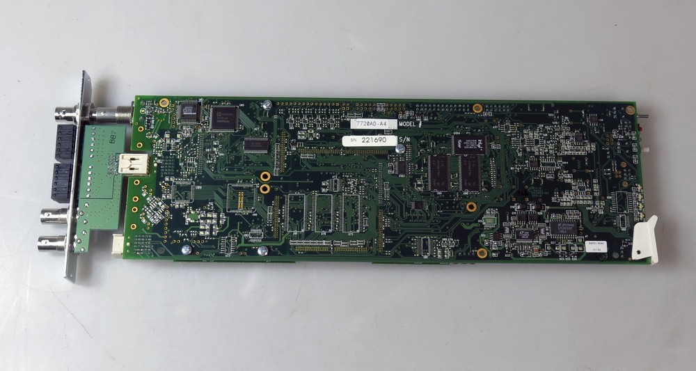 Evertz 7720AD-A4 SD-SDI AES Audio De-Embedder w/ Backplane
