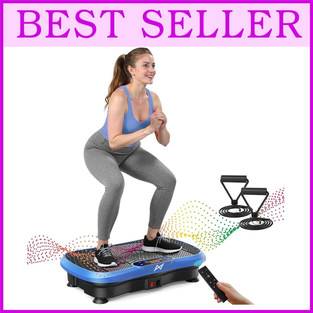Vibrating Exercise Machine with Remote Control