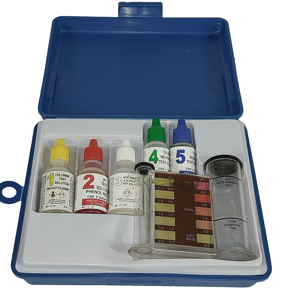 Complete Pool & Spa Test Kit - High Range 2 oz Reagents for Hassle-Free Testing