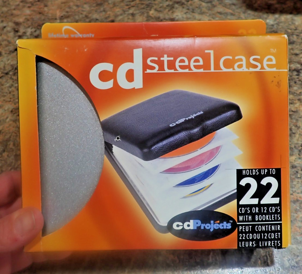 22 CD/DVD Disc Storage Steelcase CD Projects - excellent condition