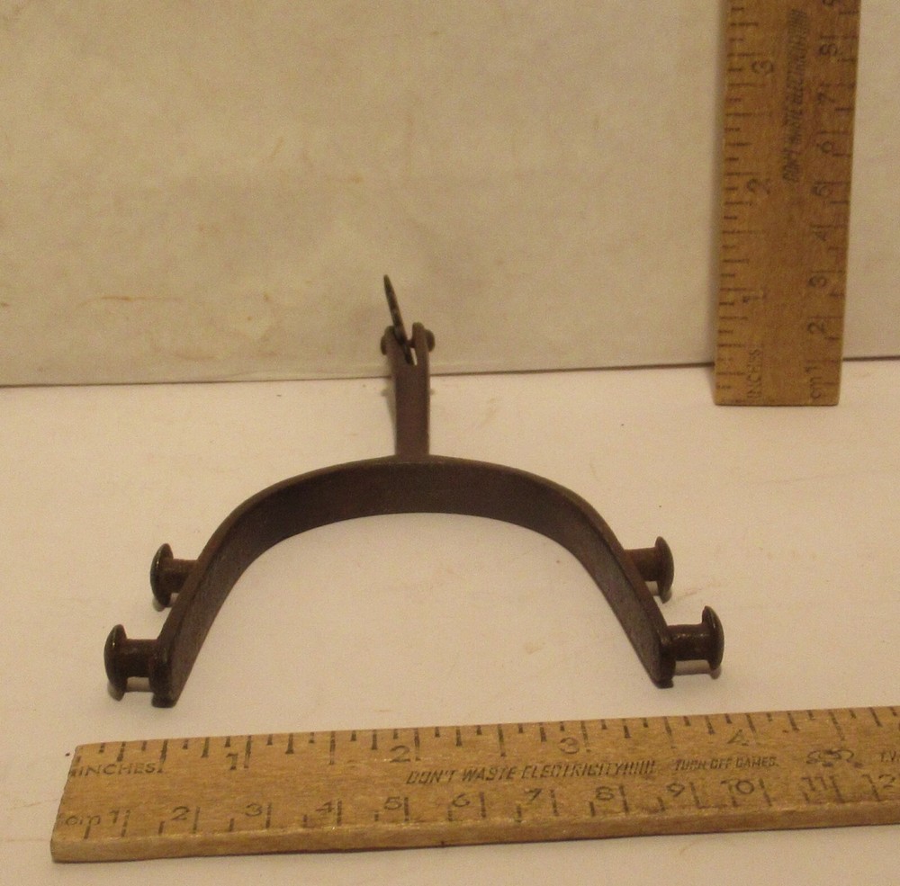 DOUBLE FIXED BUTTON Cowboy Spur - Western SINGLE SPUR - # 4
