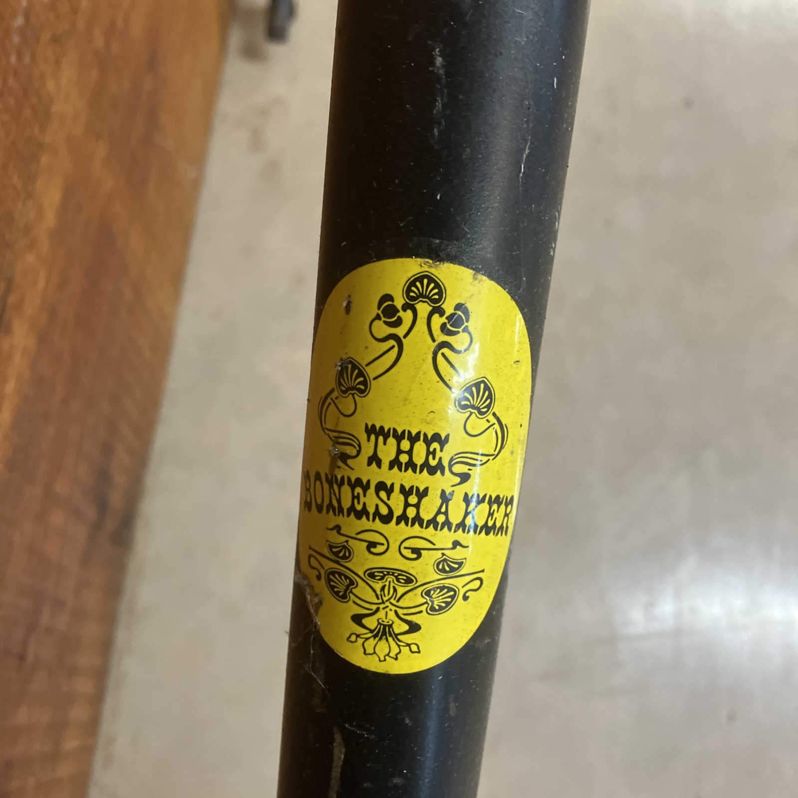 The Bone Shaker High Wheel Frame, Fork, Rear Wheel,Seat- Reproduction- Made USA-