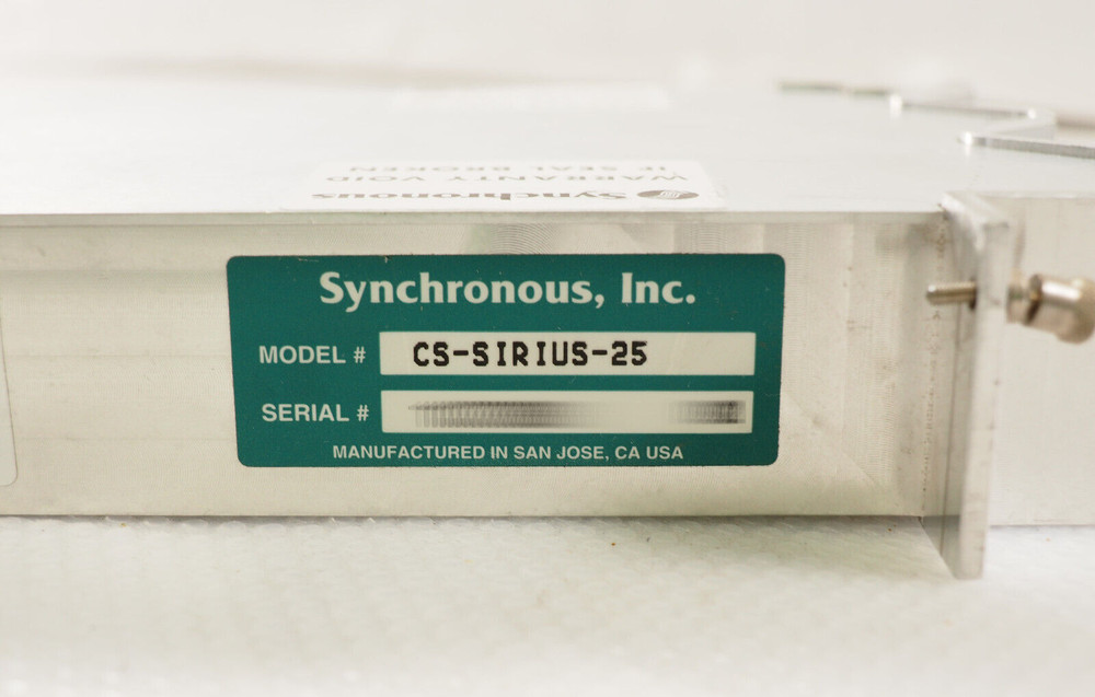 SYNCHRONOUS CS-SIRIUS-25 Fiber Optic EFDA Module