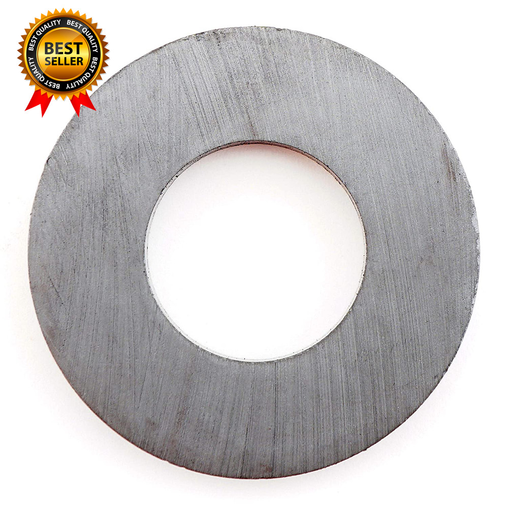 Ceramic Ring Magnets 1.75" Outer Diameter 0.865" Inner Diameter 0.225" Thick