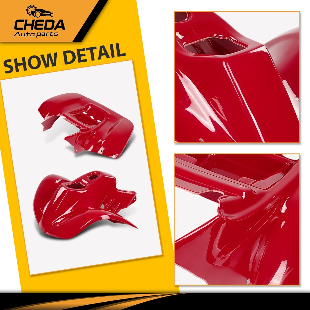 Fit For 1993-2005 Honda Sportrax 90 TRX90 Front And Rear Fenders Set ABS Plastic