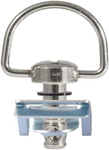 (10 Pack)Quick Release D-Ring Race Fasteners 17mm Chrome Silver