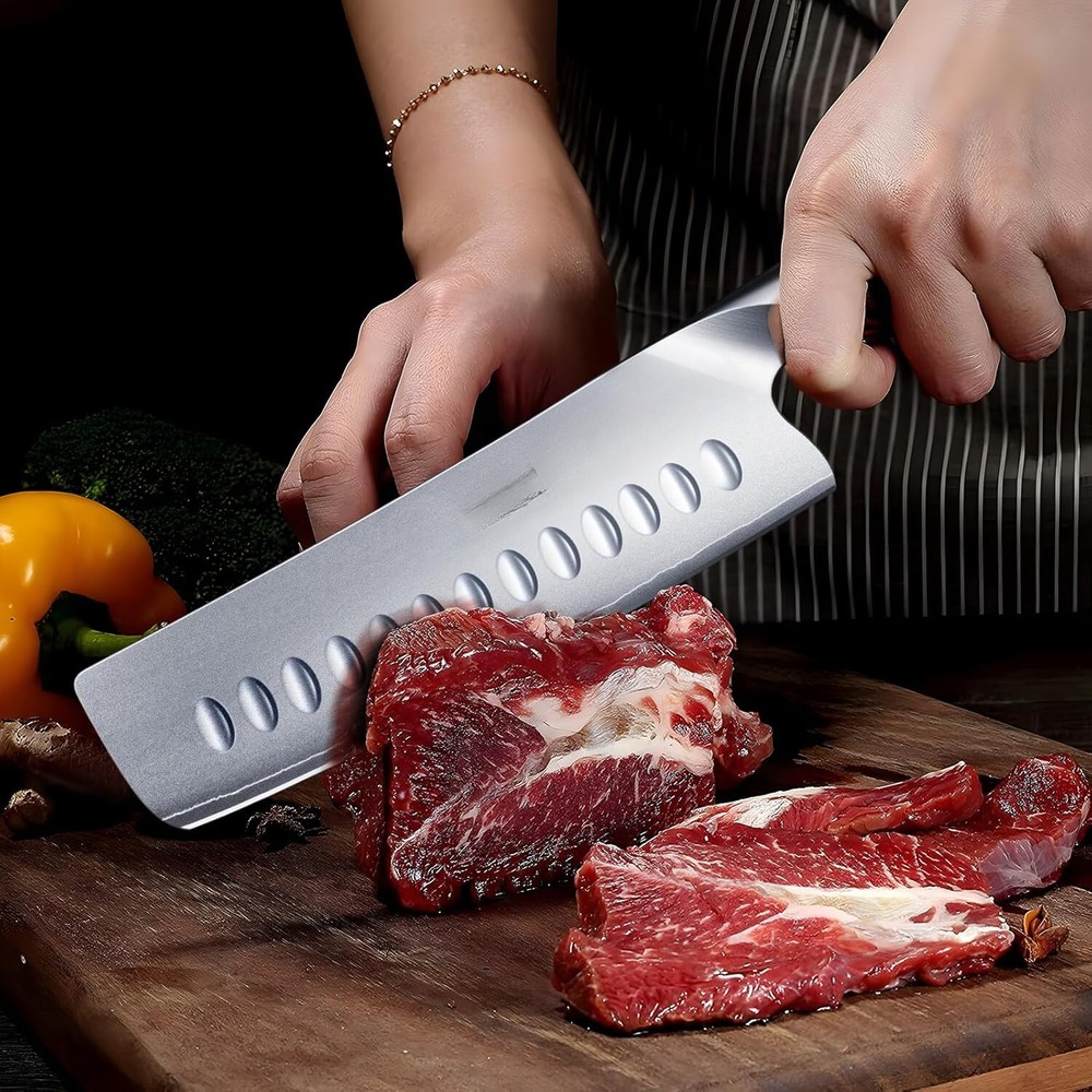 7-Inch, Multi-Purpose Meat and Vegetable Sharp Kitchen Knife