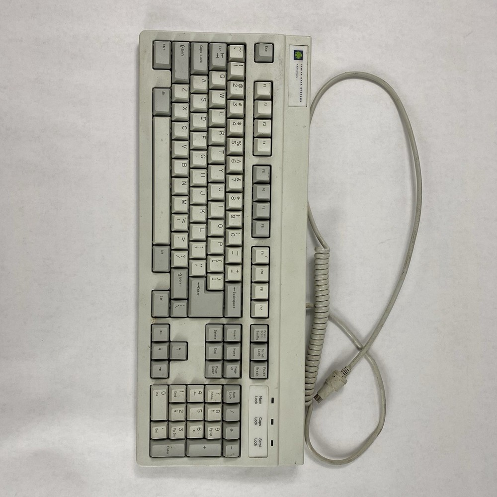 Zenith Data Systems E05009001 163-0098-01-00 Keyboard
