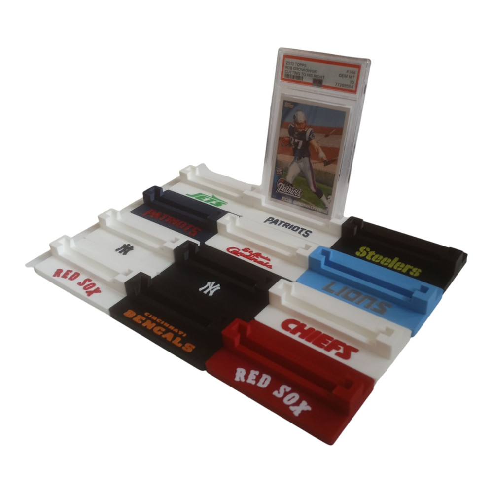PSA Angled Slab Holder Display Stand Multiple Colors And Teams Available