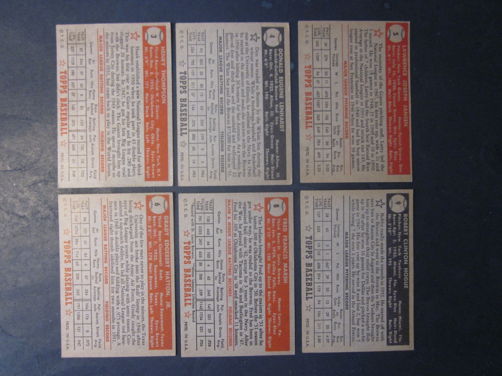 1952 Topps Baseball Pick Choose Finish Set(#3-400) Many Cards EX