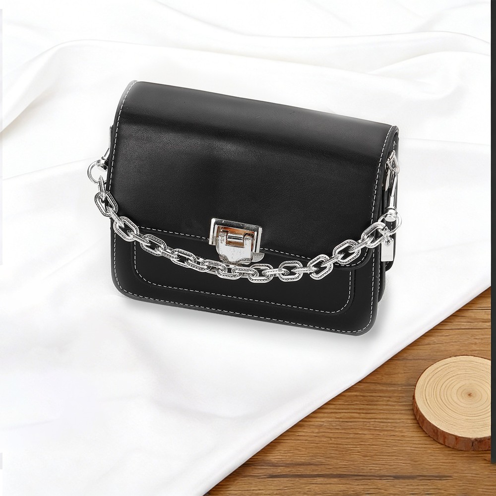 Alloy Bag Chain Strap, Purse Chains Extender Charm, Silver