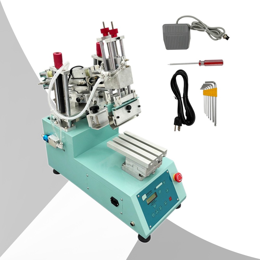 Pneumatic Semi-automatic Screen Printing Machine (110V, 20x12cm Worktable)