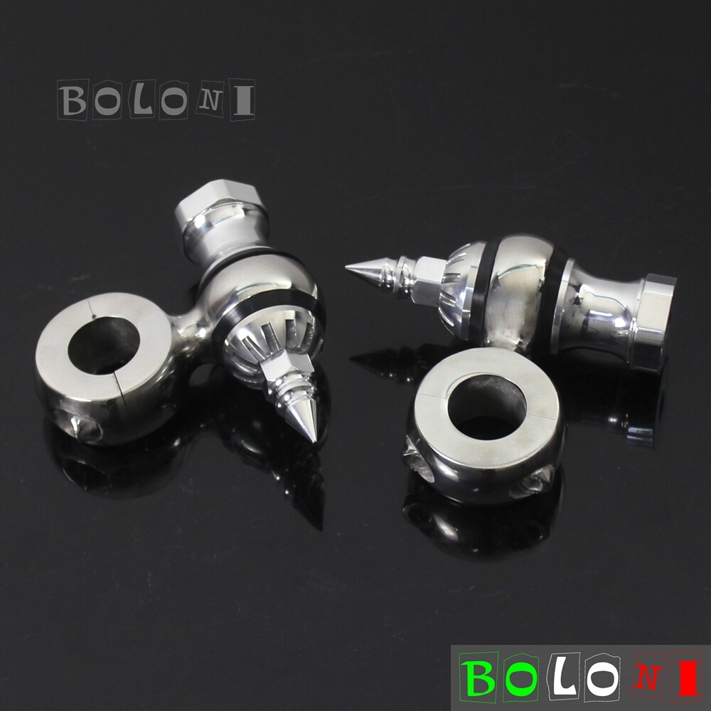 For Harley Chopper Bobber Cafe Racer Offset Dogbone 1'' Handlebar Risers Kit