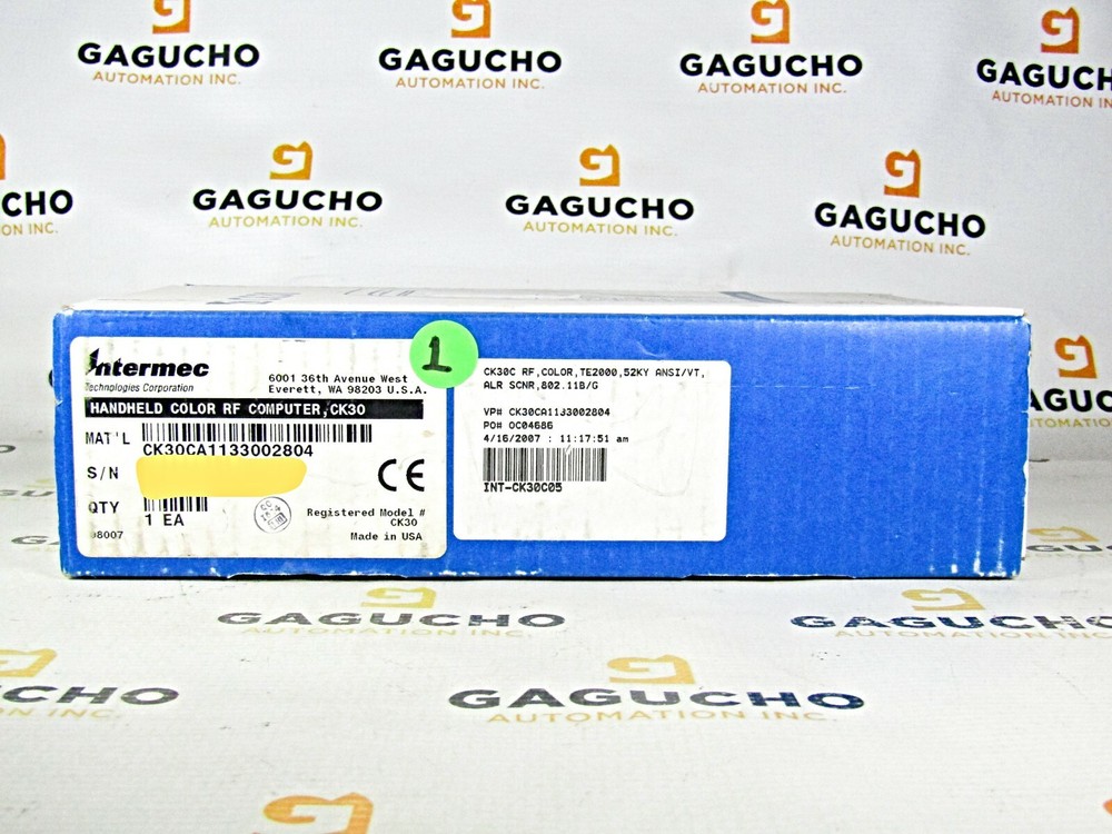 Intermec CK30 CK30CA1133002804 Color LCD CK30 Mobile Computer