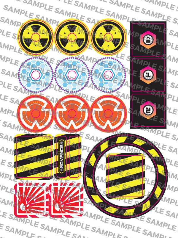 Total Nuclear Annihilation Target Decal Set (TNA)