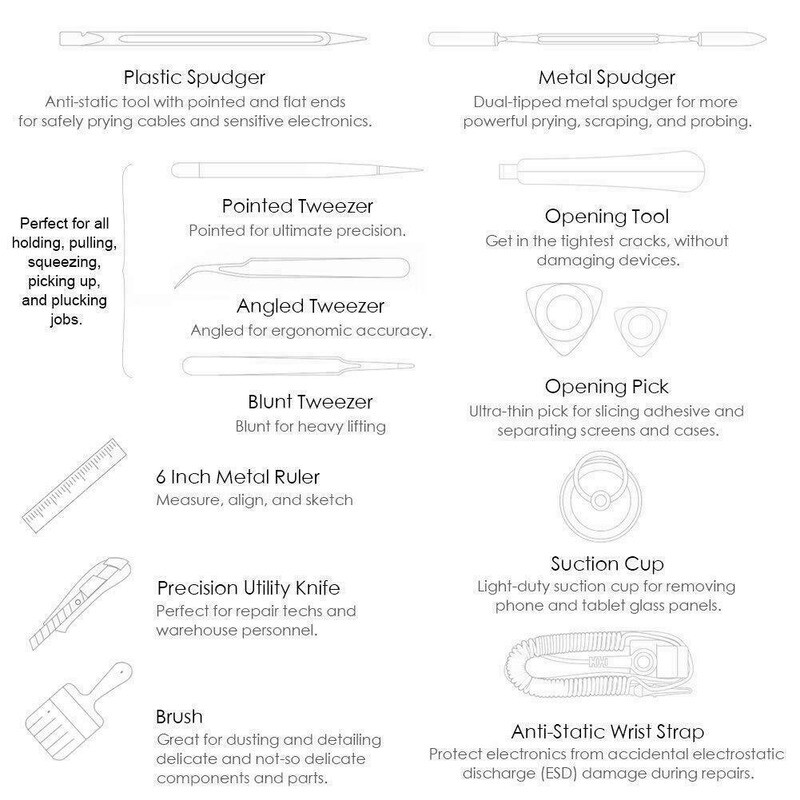 80 Piece Precision Repair Tool Kit Electronics Screwdriver Computer Smartphone