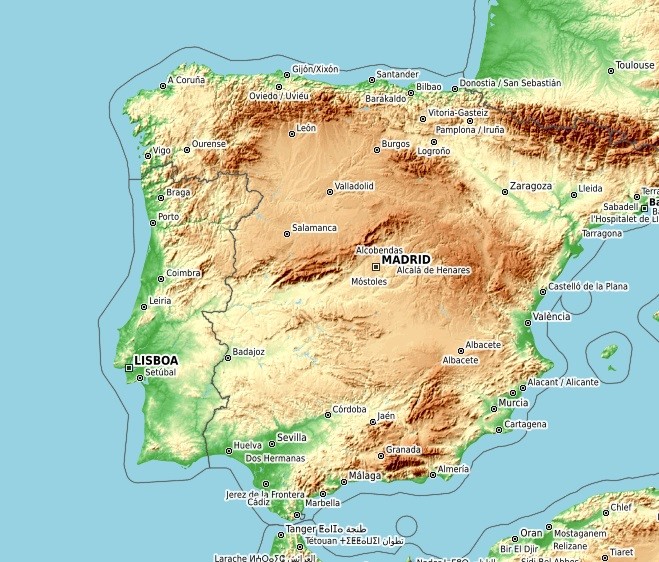 Spain TOPO GPS Map for Garmin Devices