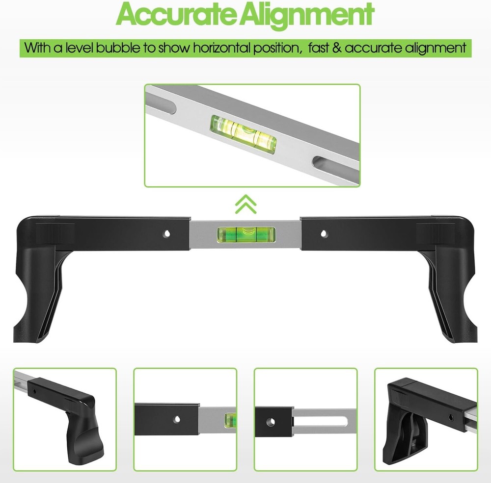 Steering Wheel Level Alignment Tool for Most Steering Wheel, Spring-Loaded Steer