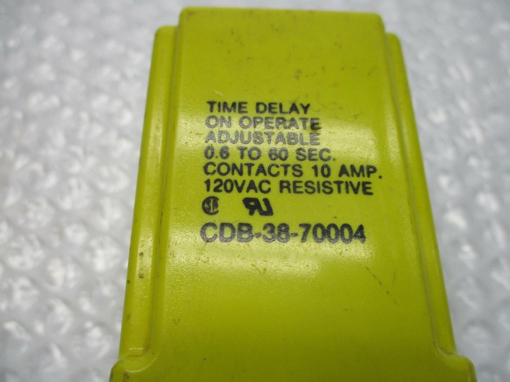 POTTER & BRUMFIELD CDB-38-70004 TIME DELAY RELAY NSNP