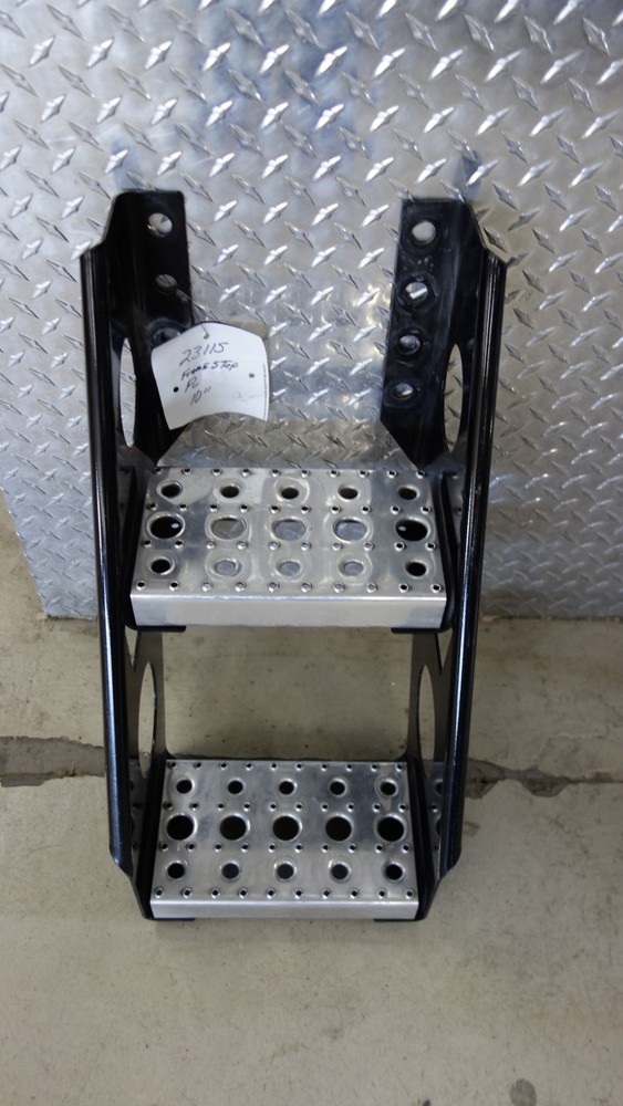 Freightliner Frame Step 10" Black and Chrome