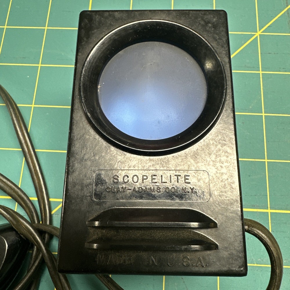 Clay Adams Scopelite Substage Microscope Light - IN BOX - USA