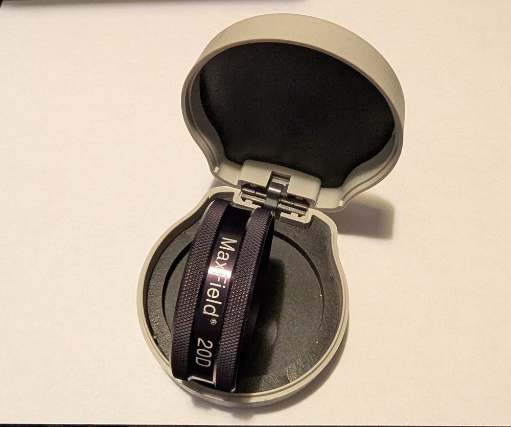 Maxfield 20D Aspheric Lens With Case - Excellent Condition
