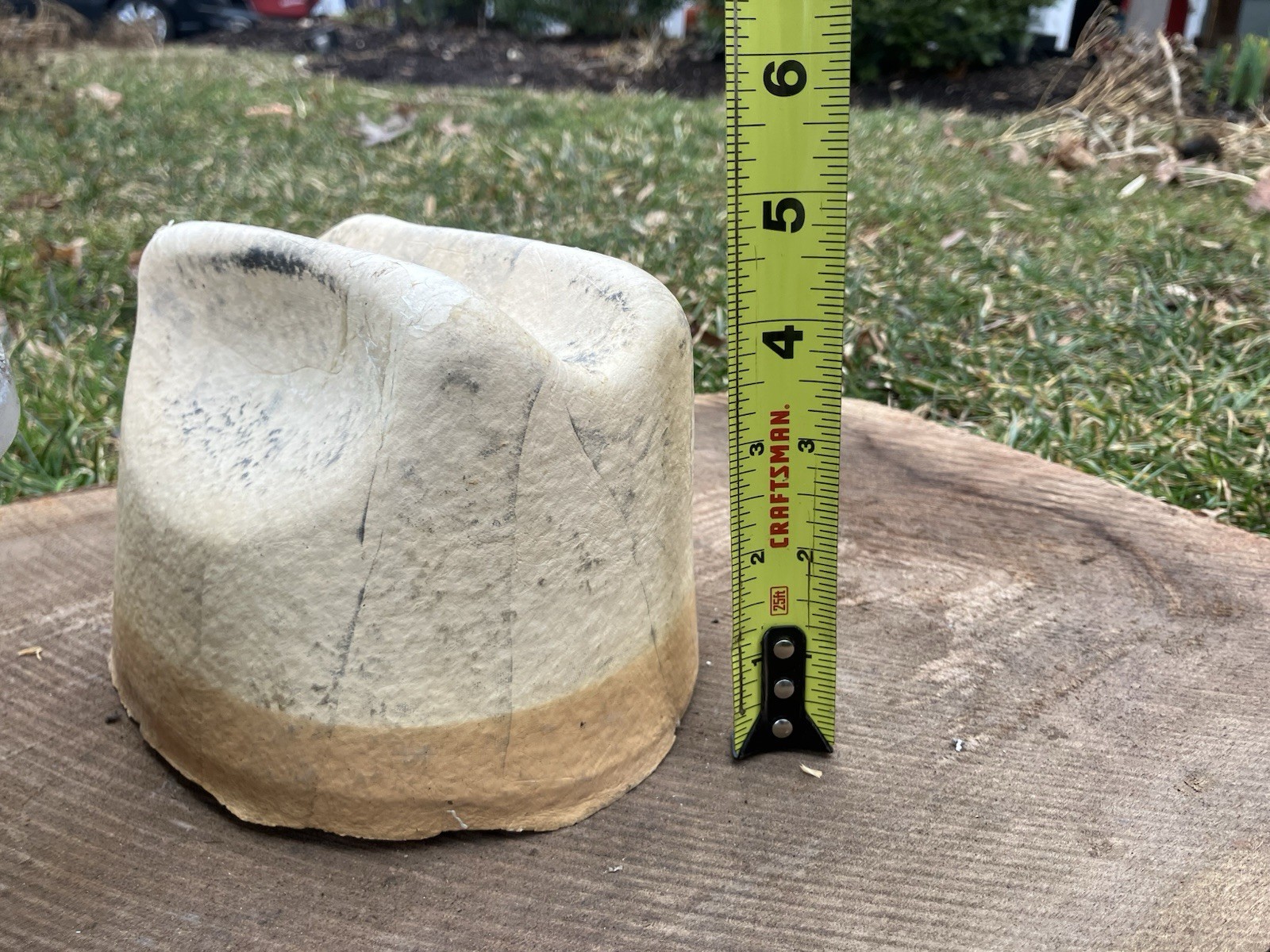 VTG Millinery Cowboy Hat Block with Hard Rubber Form Insert Matching Pair Childs