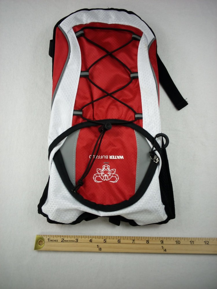 Water Buffalo Unisex Red Hiking Camping Hydration Durable Backpack SHELL Only