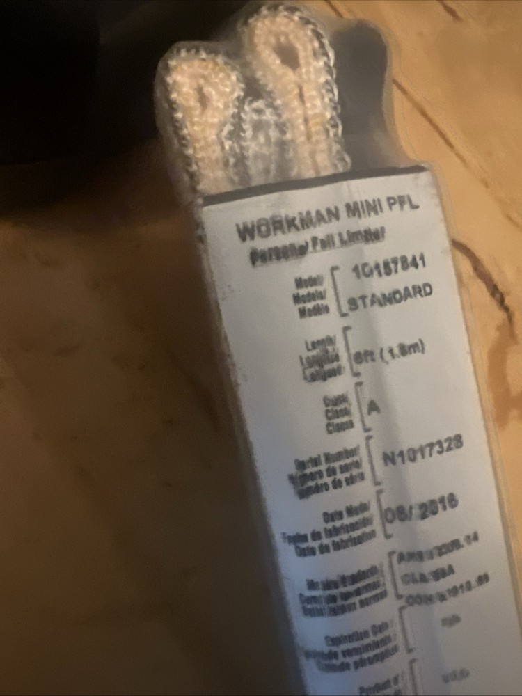 MSA Workman 10157841Mini 6' Pfl Single Leg 36C Snaphook