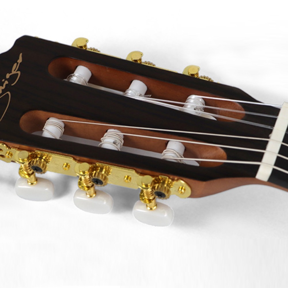 Crossover Hollow Classical Guitar Solid Wood,Nylon Strings,Thin body.