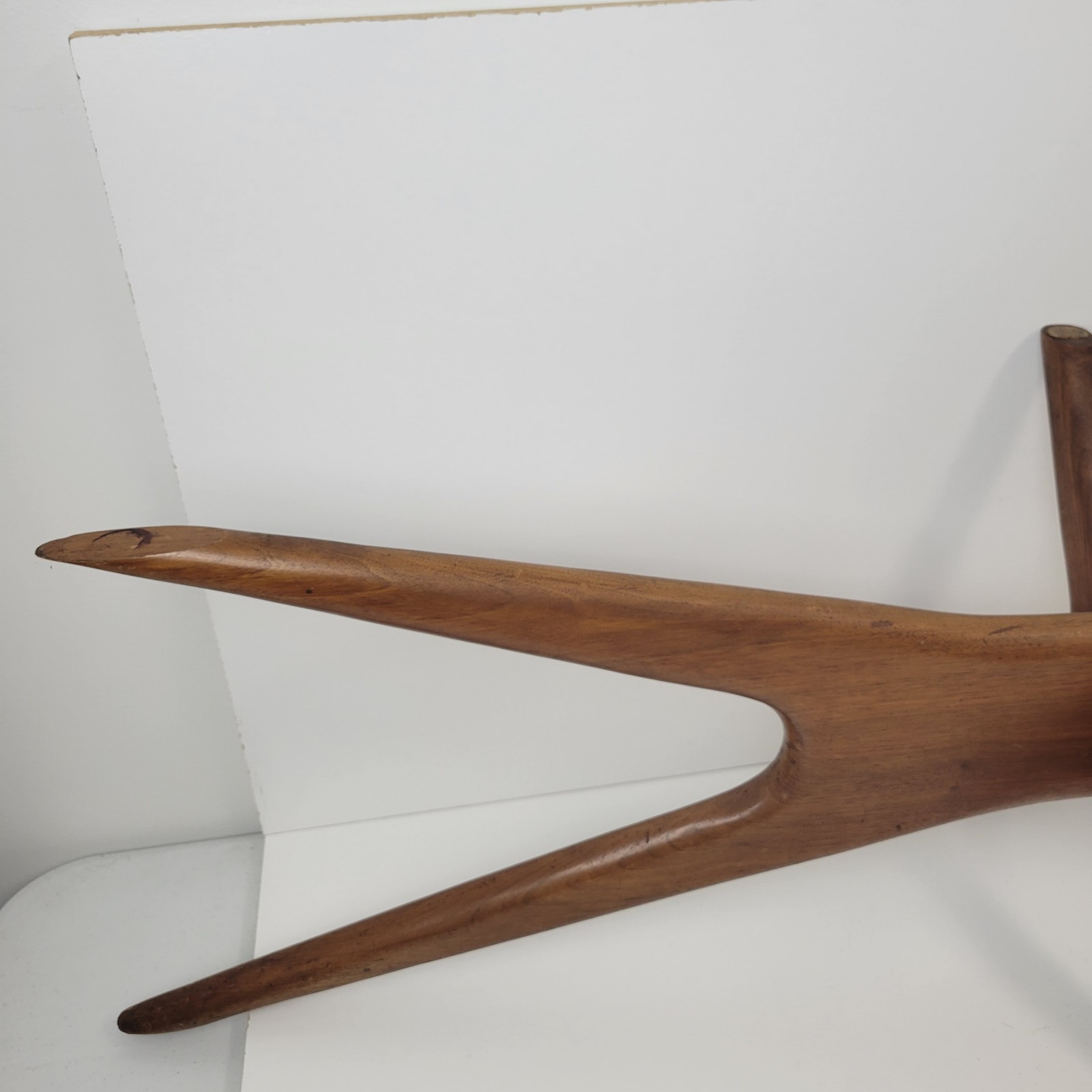 Vintage Adrian Pearsall Mid Century Walnut Jacks Coffee Table