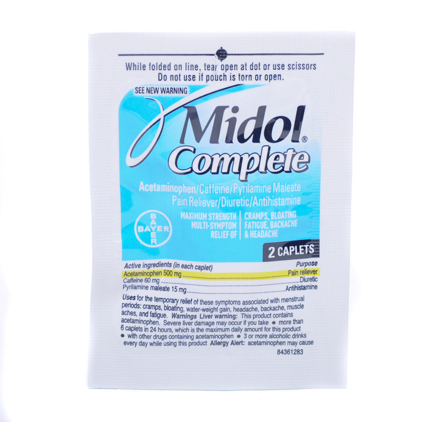 Midol Packets 50/Bx