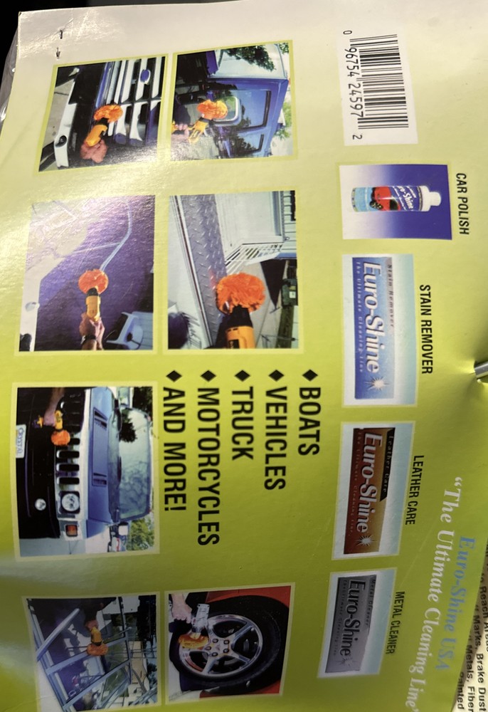 Drill Polisher Attachment Included