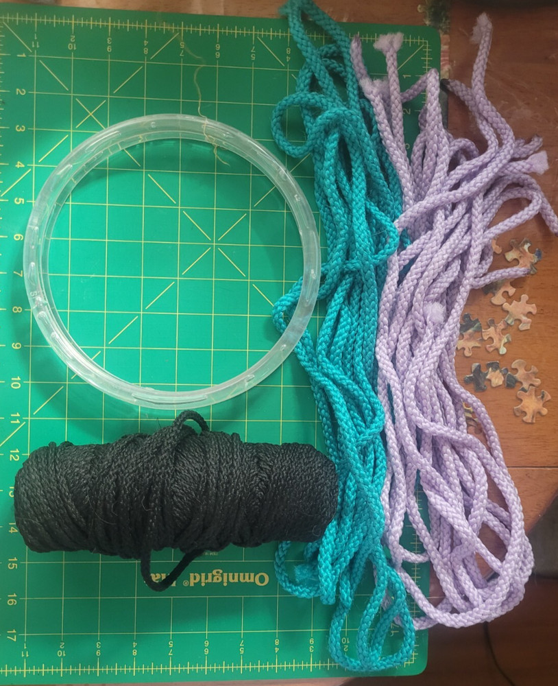 Miscellaneous Lot of Macrame Materials